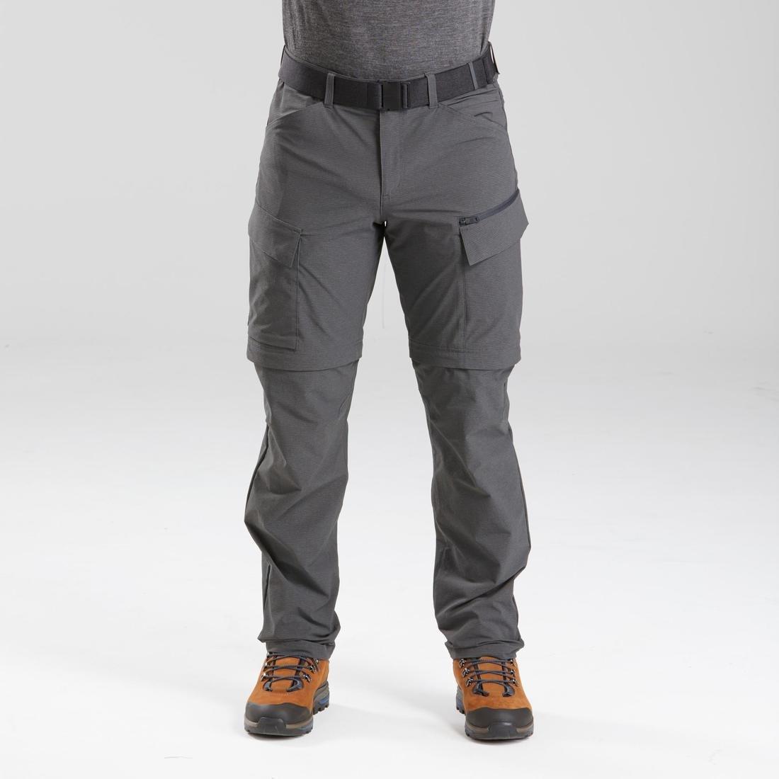 Men's Convertible Travel Trousers, Grey, , large image number 3