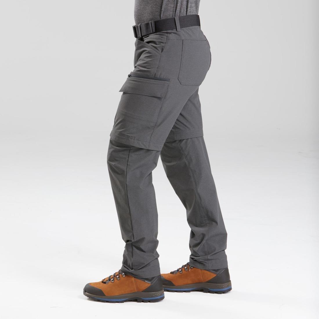 Men's Convertible Travel Trousers, Grey, , large image number 4