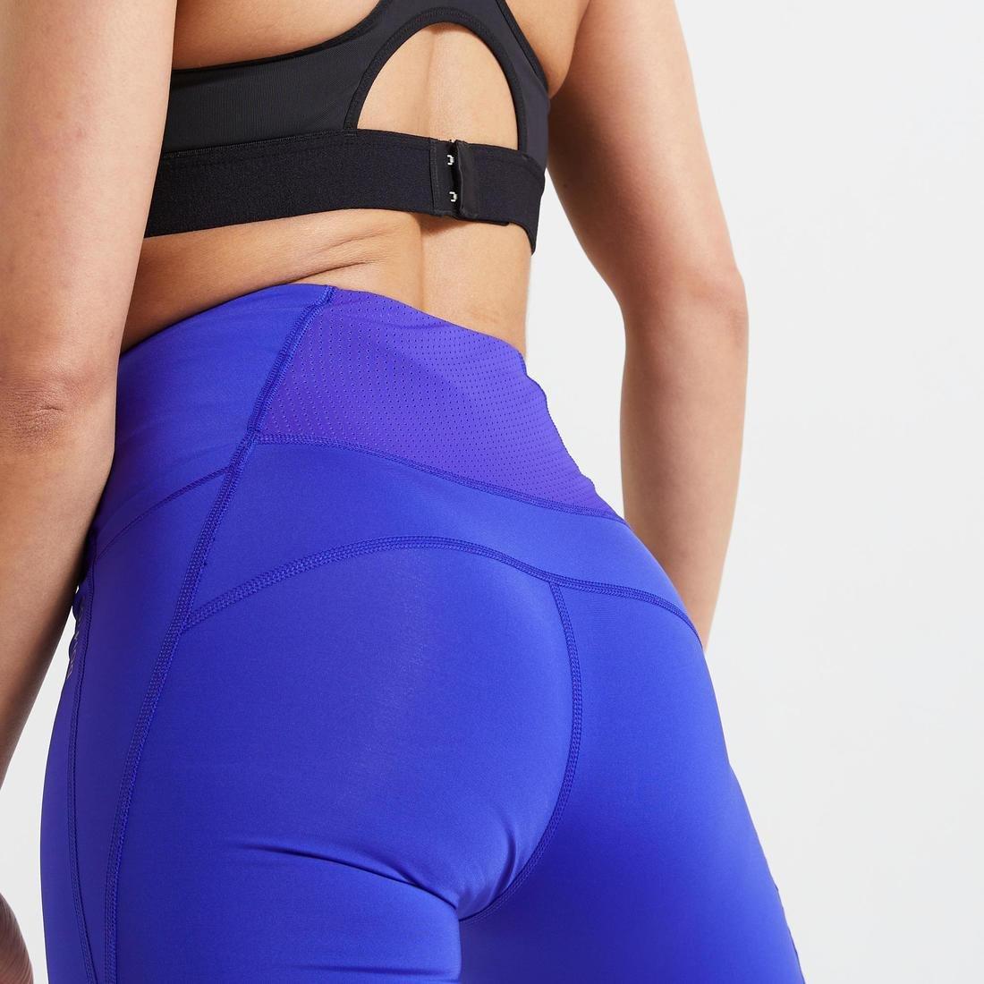 Women Shaping Fitness Cardio High-Waisted Leggings, Blue, , large image number 14