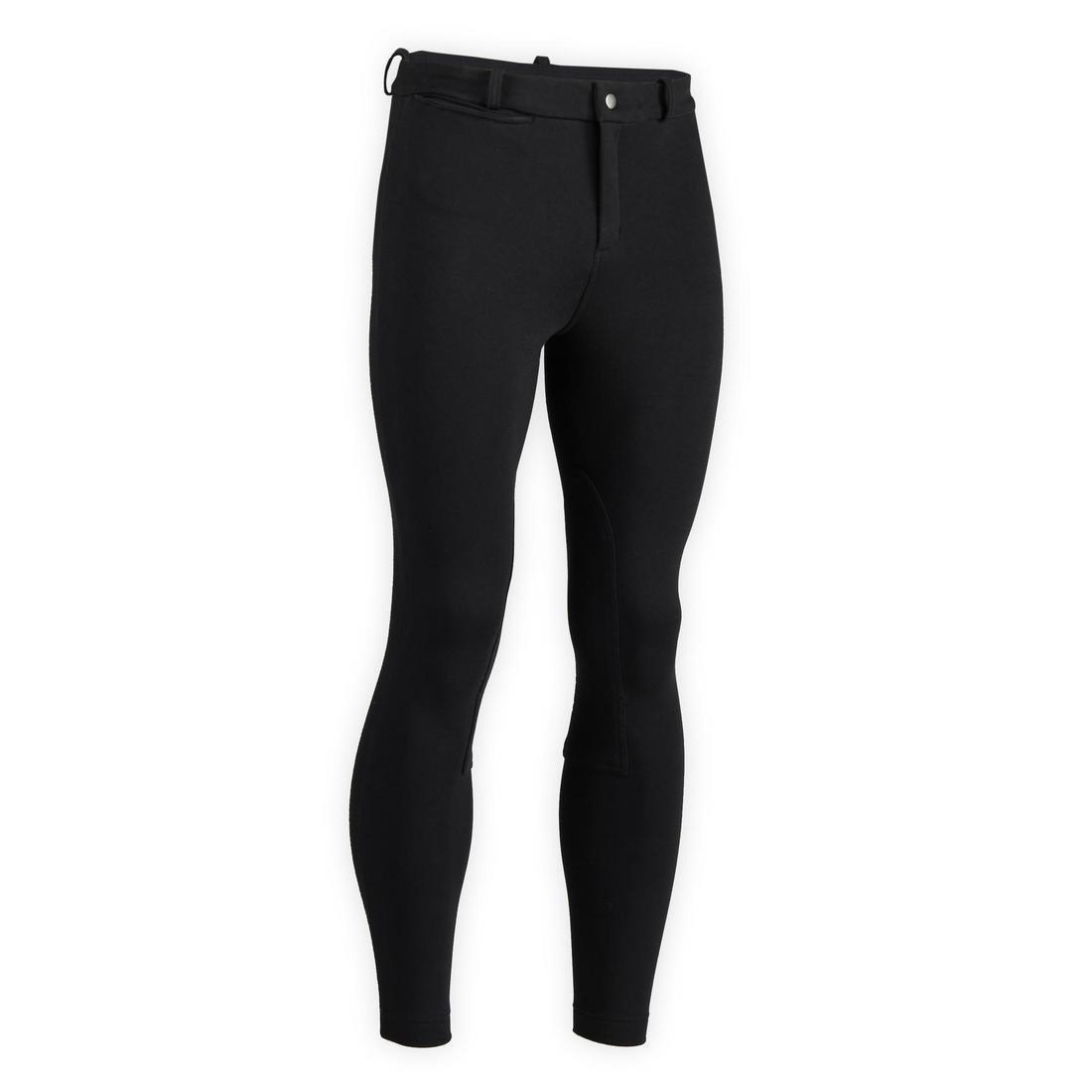 FOUGANZA - 100 Horse Riding Jodhpurs, Black