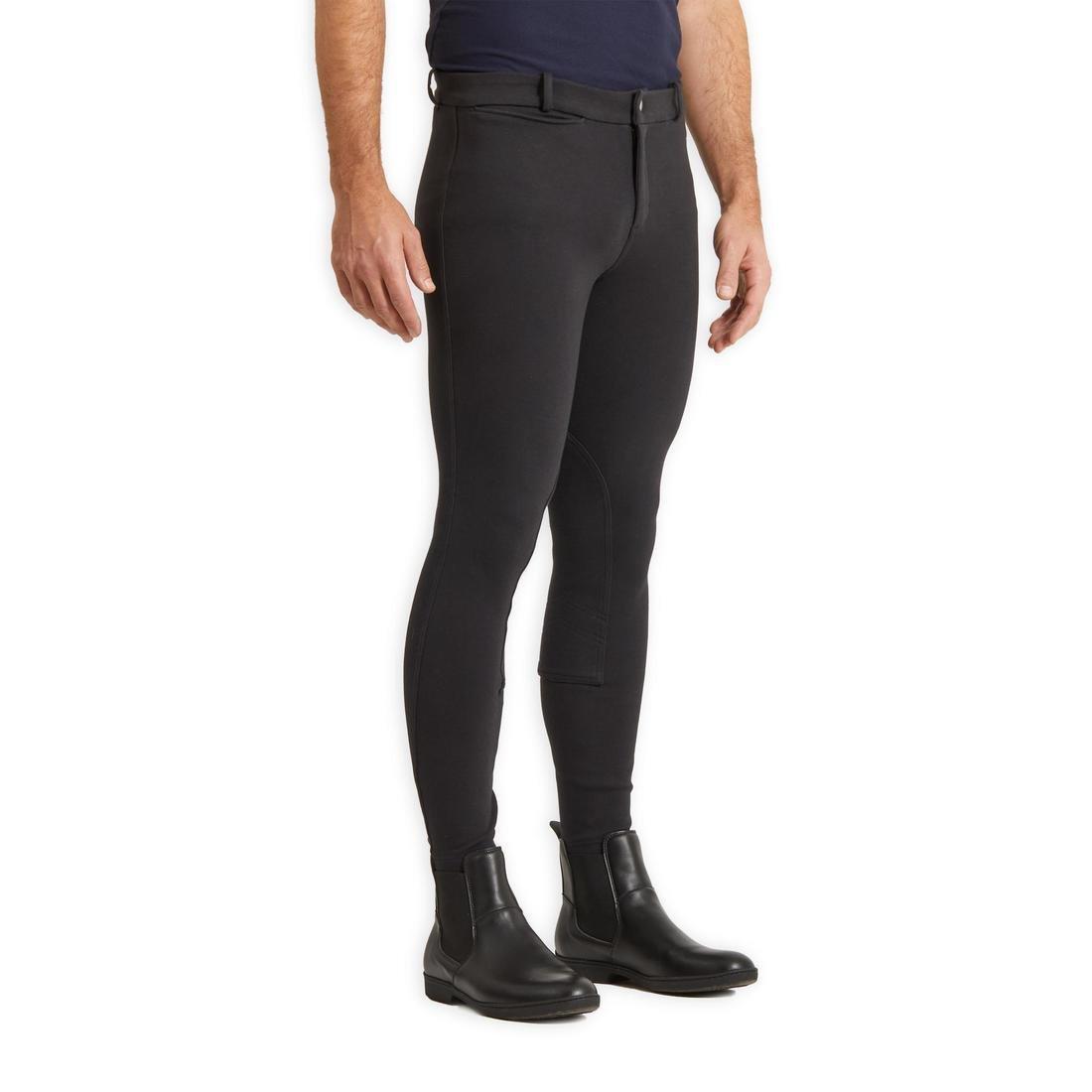 FOUGANZA - 100 Horse Riding Jodhpurs, Black