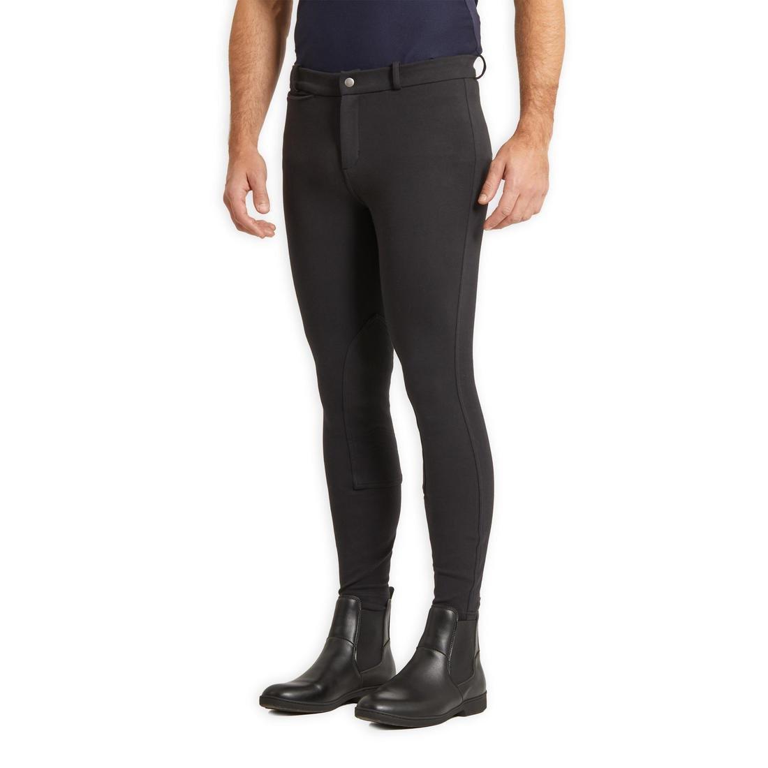 FOUGANZA - 100 Horse Riding Jodhpurs, Black