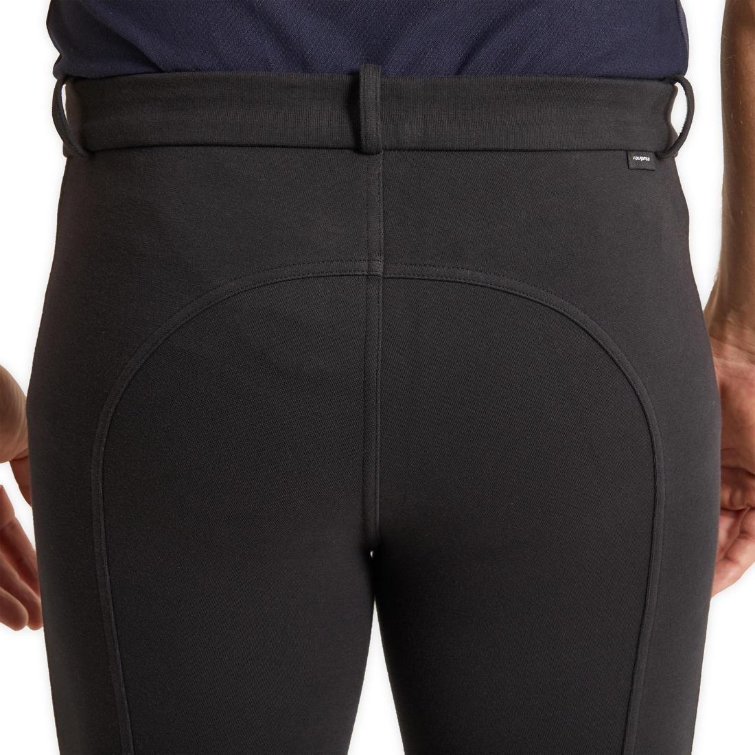 FOUGANZA - 100 Horse Riding Jodhpurs, Black