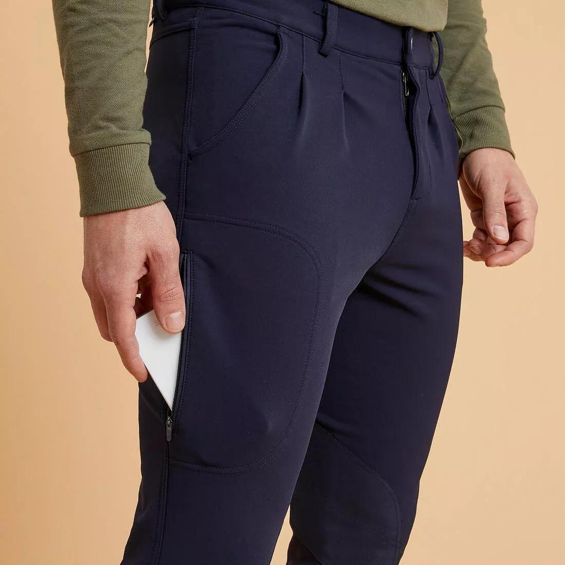 Men Horse Riding Jodhpurs - 500, Navy, , large image number 3