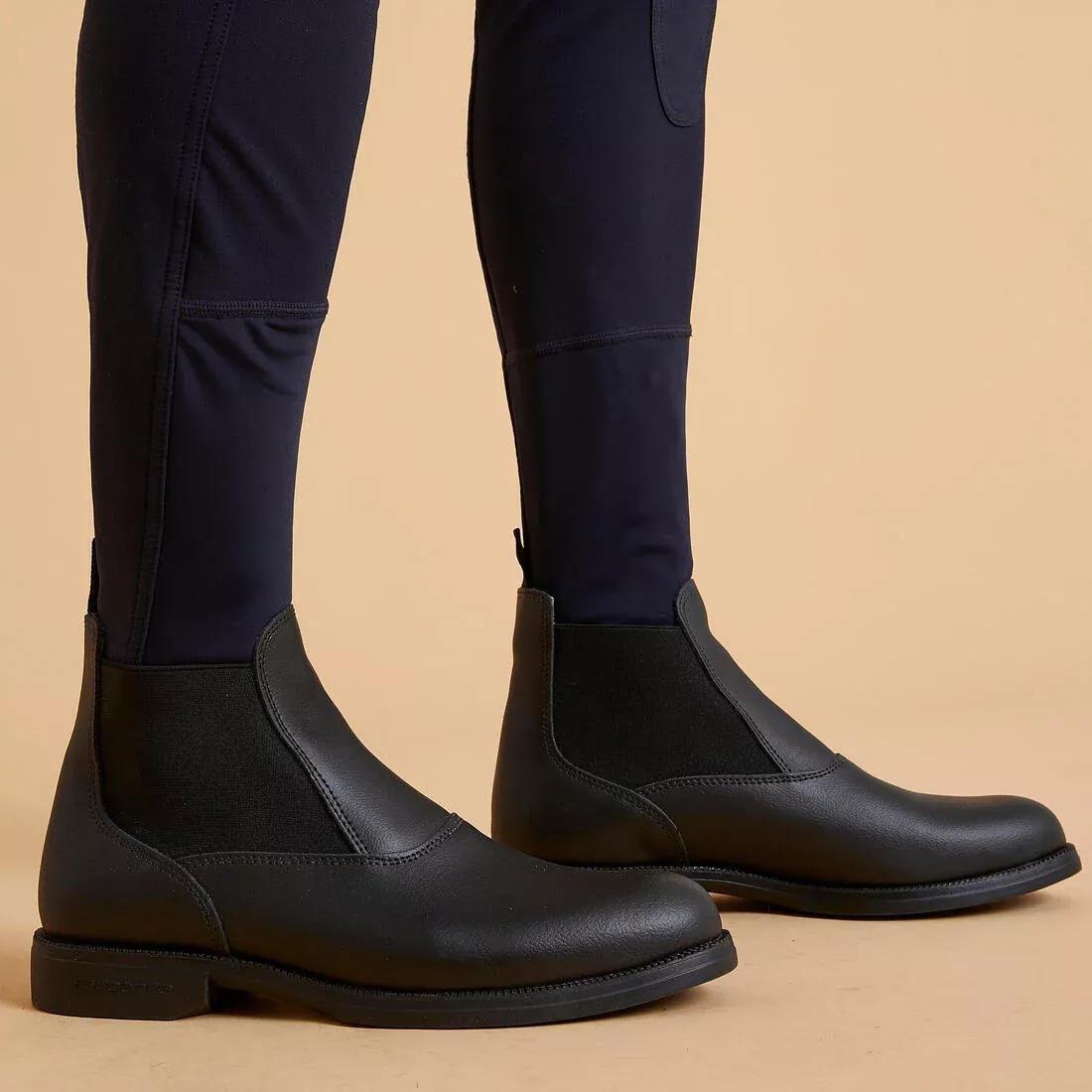 Men Horse Riding Jodhpurs - 500, Navy, No Color, large image number 5