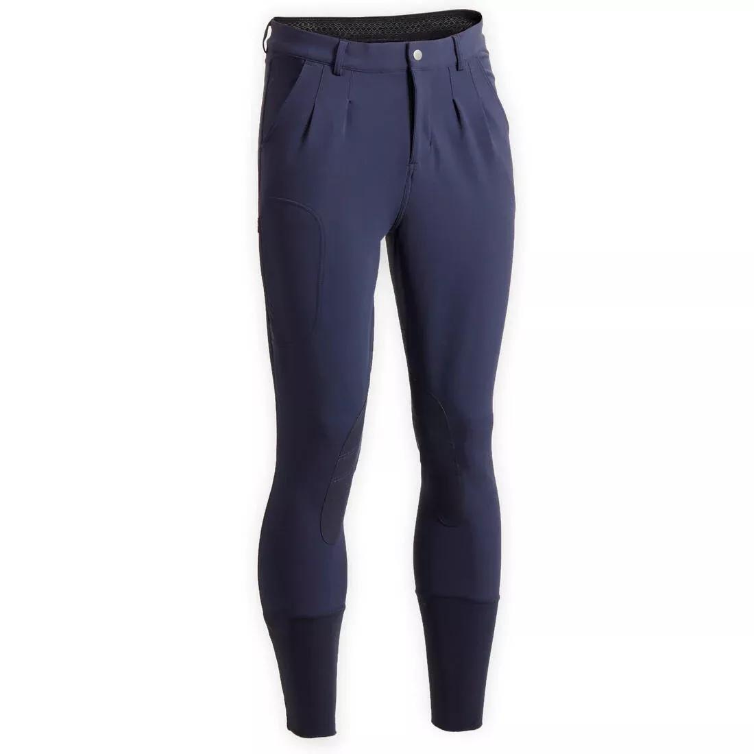 Men Horse Riding Jodhpurs - 500, Navy, , large image number 6