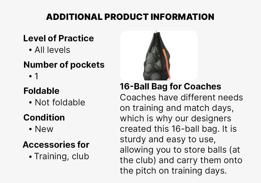 16-Ball Bag, Black, No Color, large image number 3