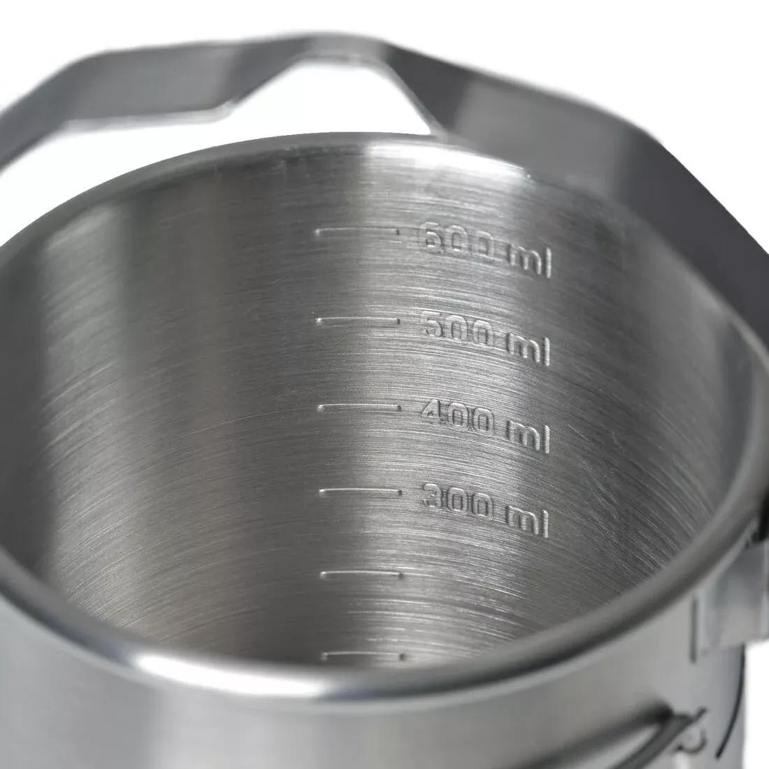Mug 60 c L (0.6 L) Bushcraft Bivouac Stainless Steel, Grey, No Color, large image number 4
