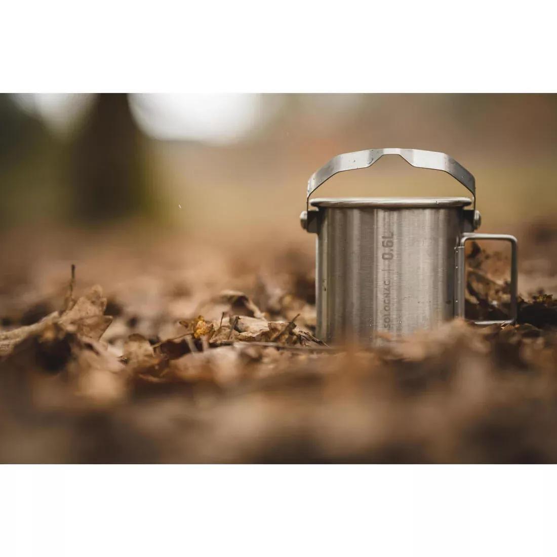 Mug 60 c L (0.6 L) Bushcraft Bivouac Stainless Steel, Grey, No Color, large image number 6