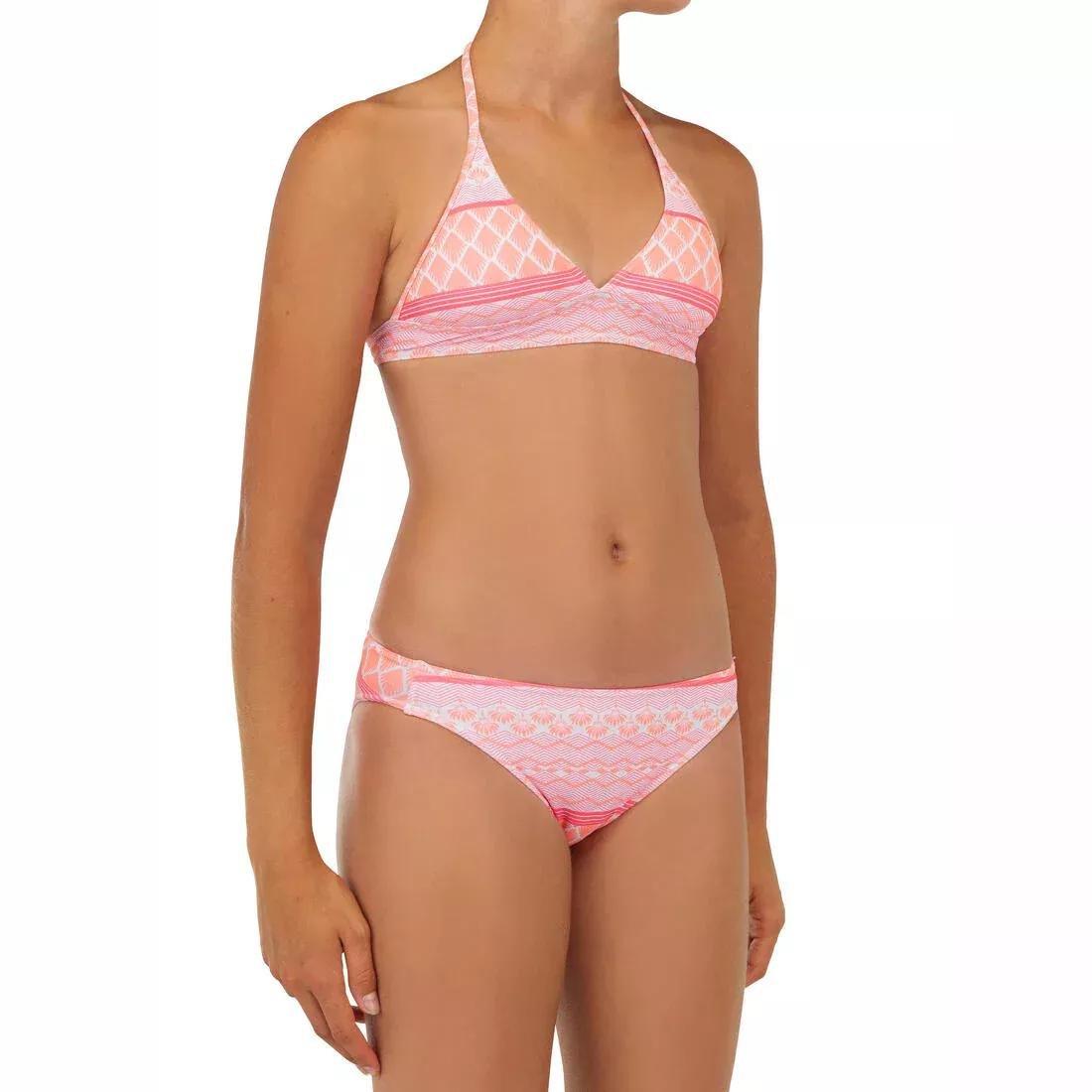 Two-Piece Swimsuit Tami 100, Fluo Peach, , large image number 0
