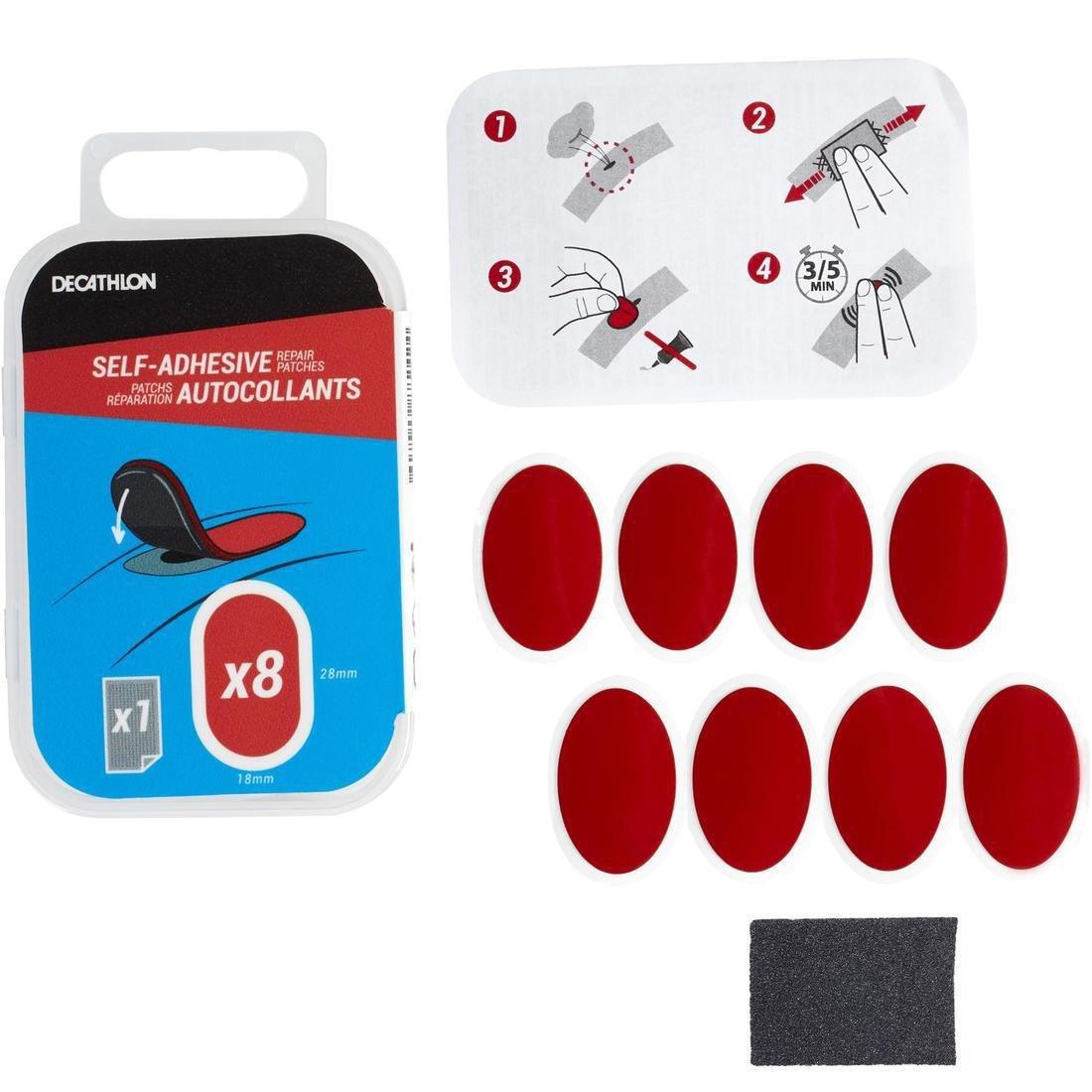 Bike Chamber Repair Patch Stickers Set, No Color, large image number 1