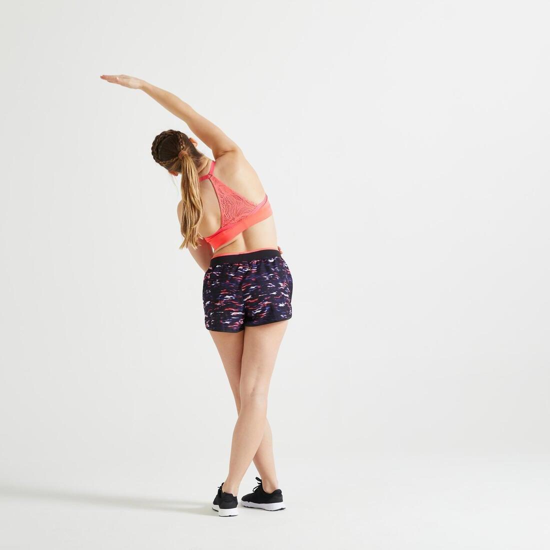 Light Support Fitness Bra 120, Black, No Color, large image number 6