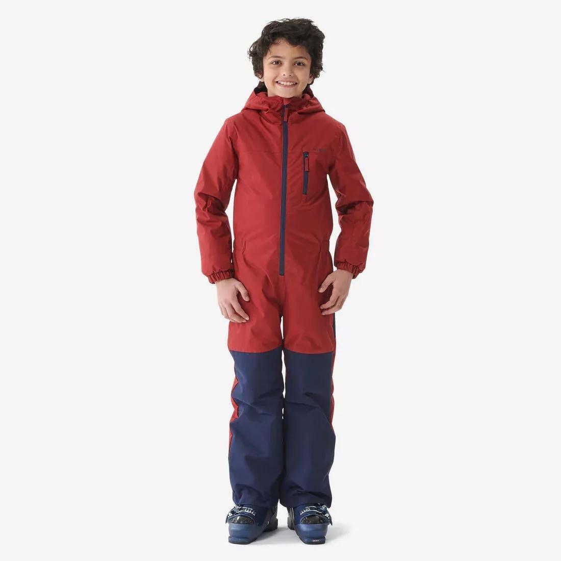 BORDEAUX Kids' Ski Suit - Maroon/Navy, 5401_000, medium