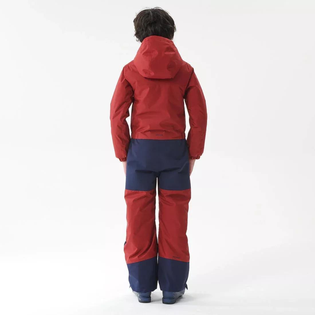 BORDEAUX Kids' Ski Suit - Maroon/Navy, 5401_000, large image number 1