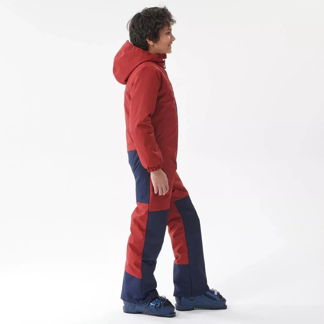 BORDEAUX Kids' Ski Suit - Maroon/Navy, 5401_000, large image number 2