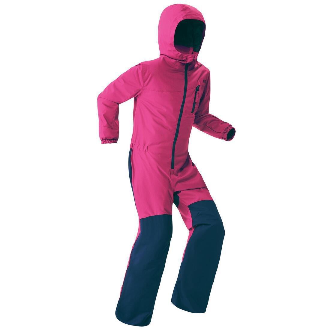 Kids Girls Warm And Waterproof Ski Suit - 100, Pink, , large image number 0