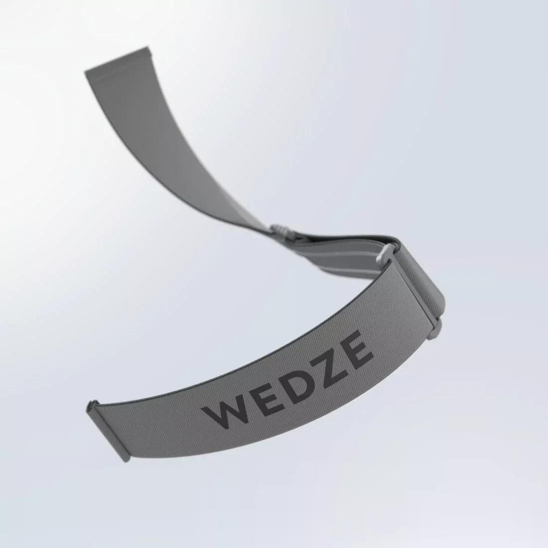 SILVER GREY GIRL'S AND WOMEN'S SKIING AND SNOWBOARDING GOGGLES BAD WEATHER - G 500 S1, No Color, large image number 2