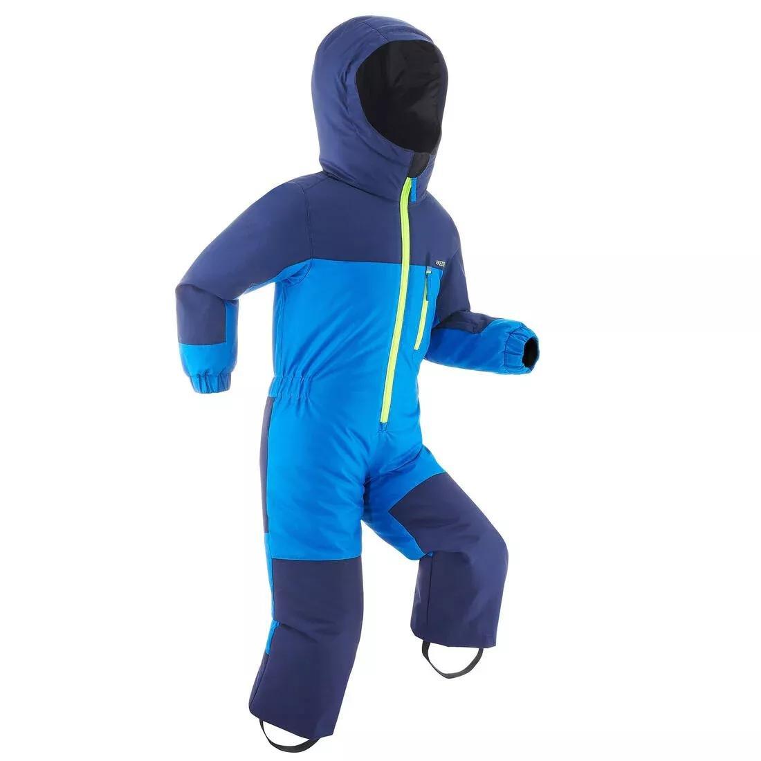 Kids Warm And Waterproof Ski Suit - 100 Coral, Blue, No Color, large image number 0