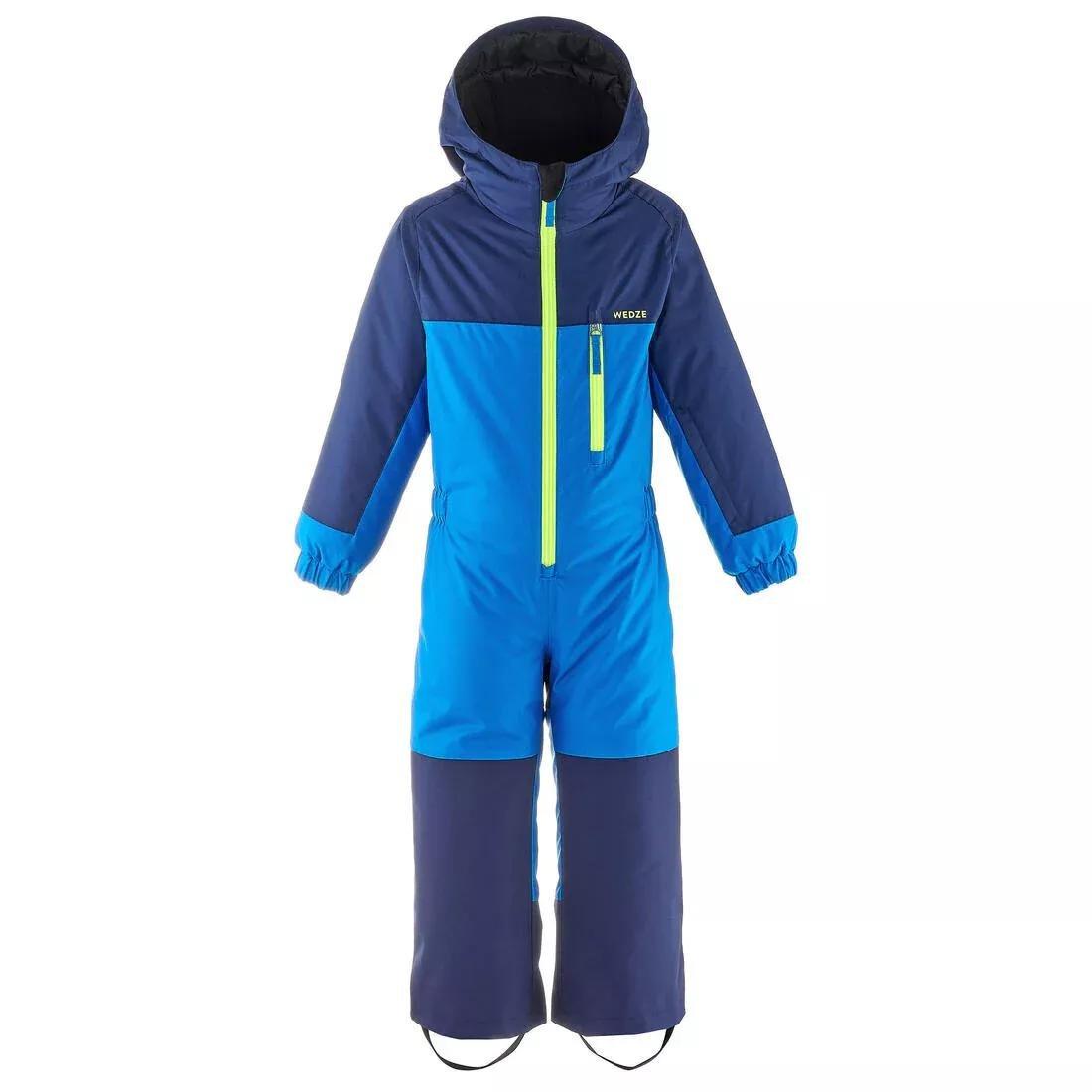 Kids Warm And Waterproof Ski Suit - 100 Coral, Blue, No Color, large image number 9