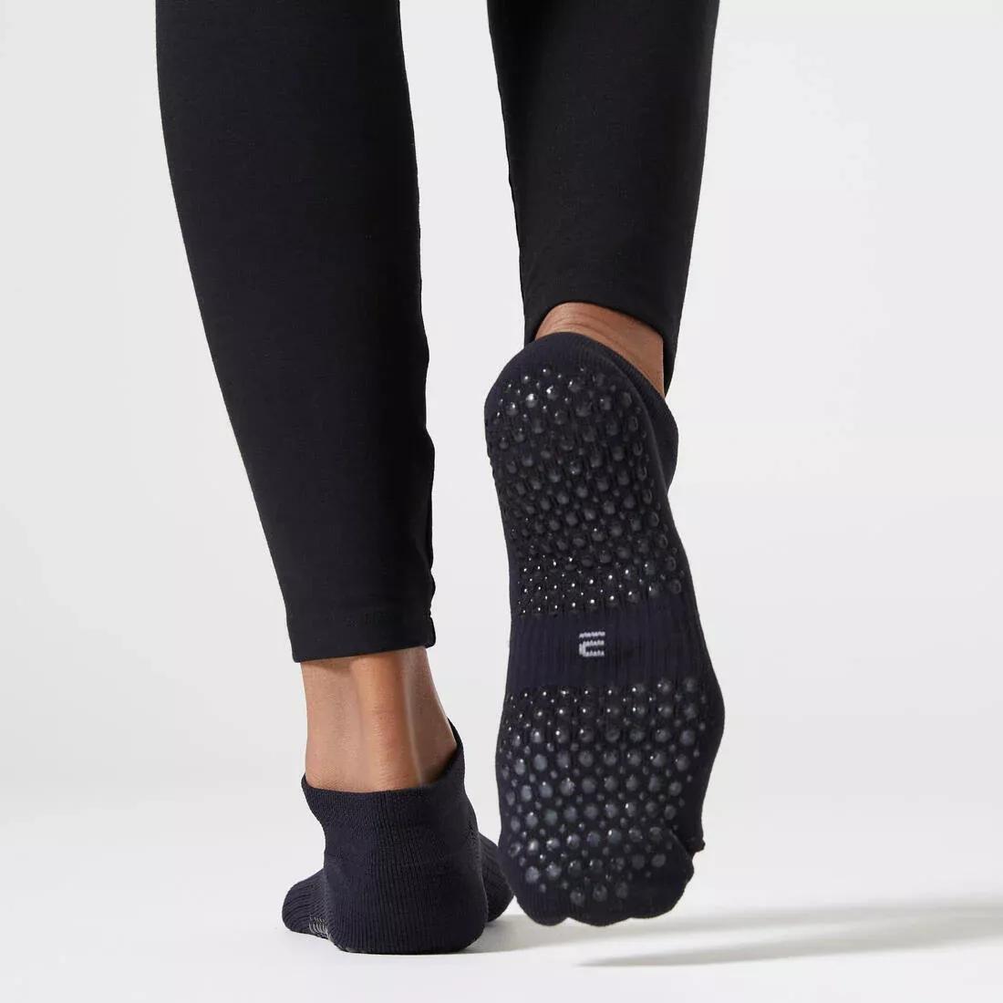 Non-SlipFitness Breathable Socks, Grey, No Color, large image number 3