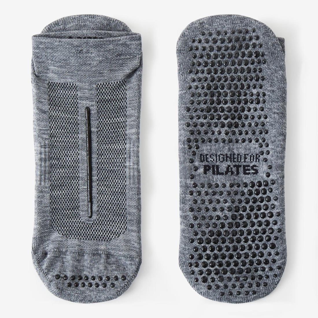 Non-SlipFitness Breathable Socks, Grey, No Color, large image number 9