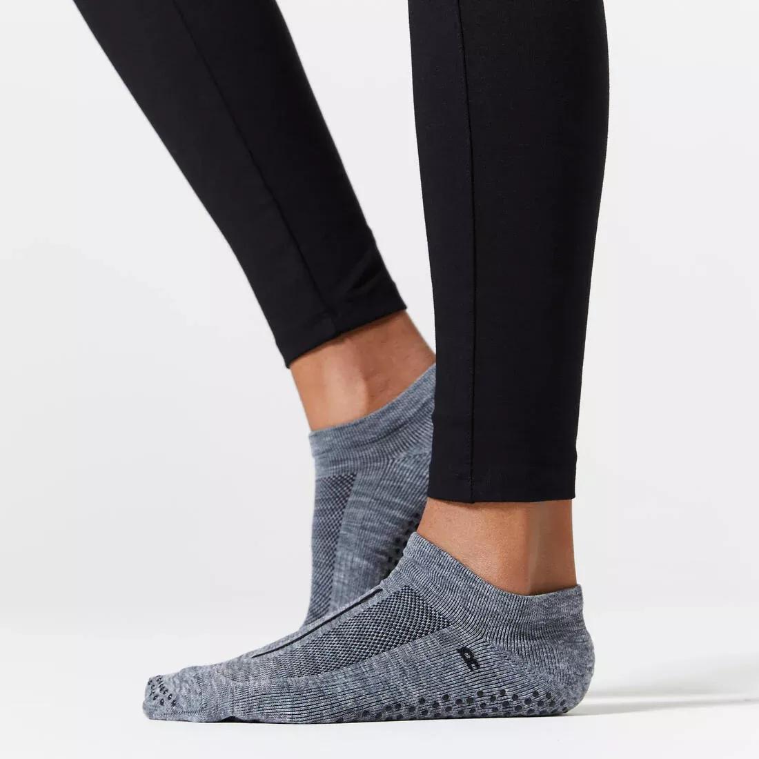 Non-SlipFitness Breathable Socks, Grey, No Color, large image number 10