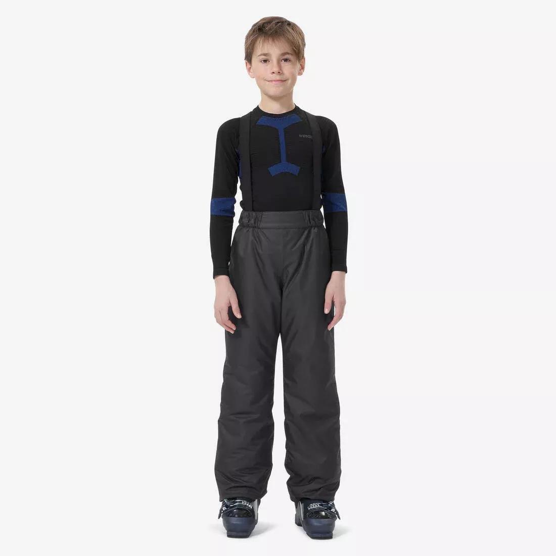 Kids' Warm And Waterproof Ski Trousers - 100, Grey, , large image number 0