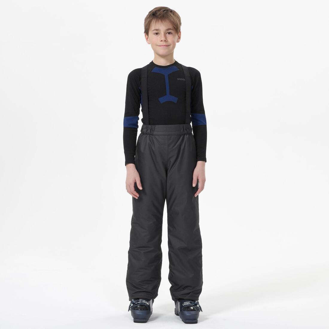 Kids' Warm And Waterproof Ski Trousers - 100, Grey, , large image number 1