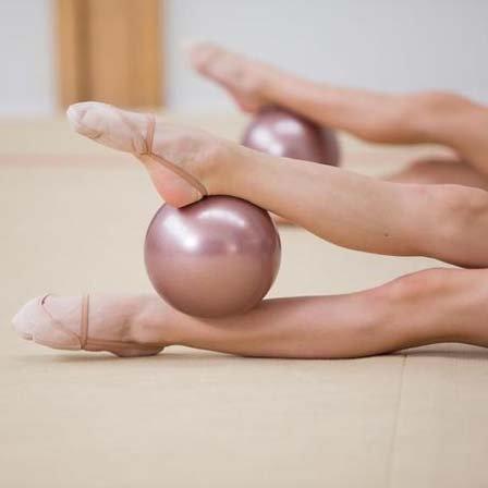 Rhythmic Gymnastics Ball, Glitter, Gold, No Color, medium