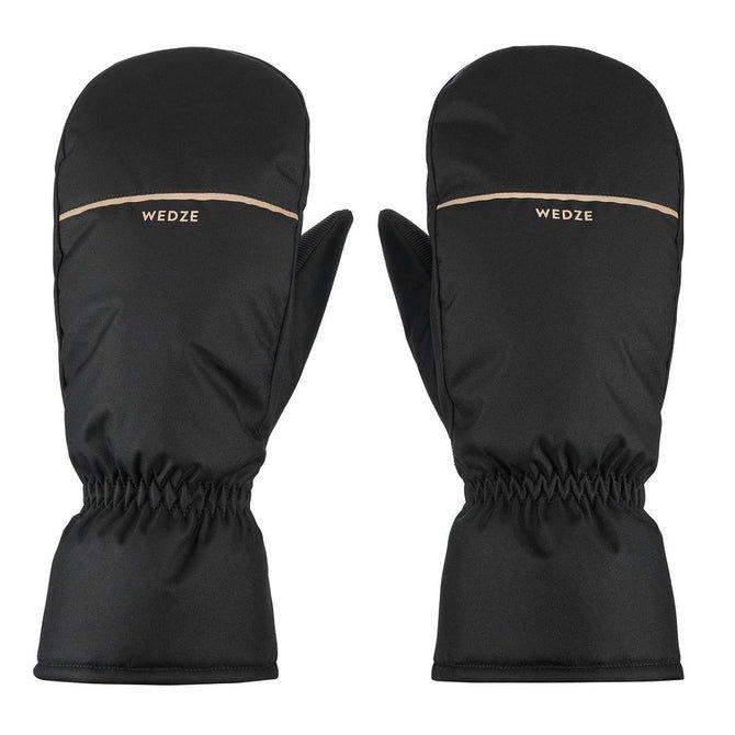 Unisex Ski Mittens, Black, , large image number 4
