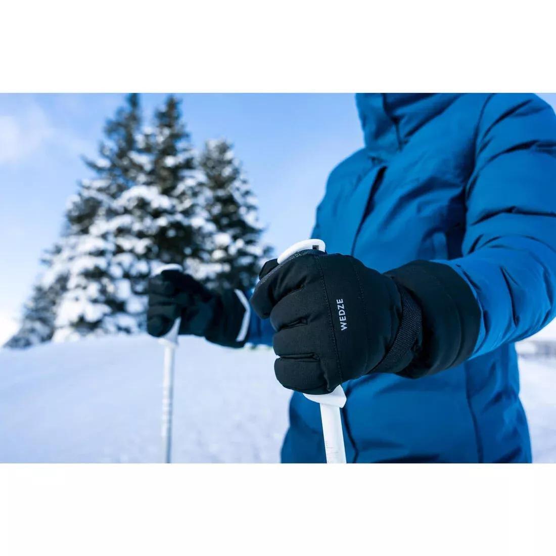 Unisex Ski Socks - 500, Black, , large image number 8