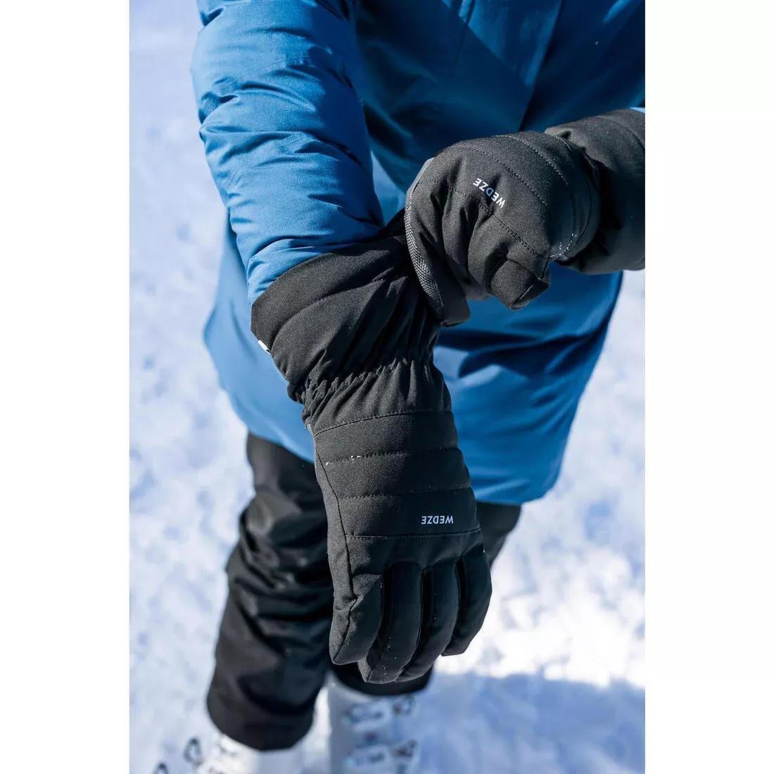 Unisex Ski Socks - 500, Black, , large image number 9