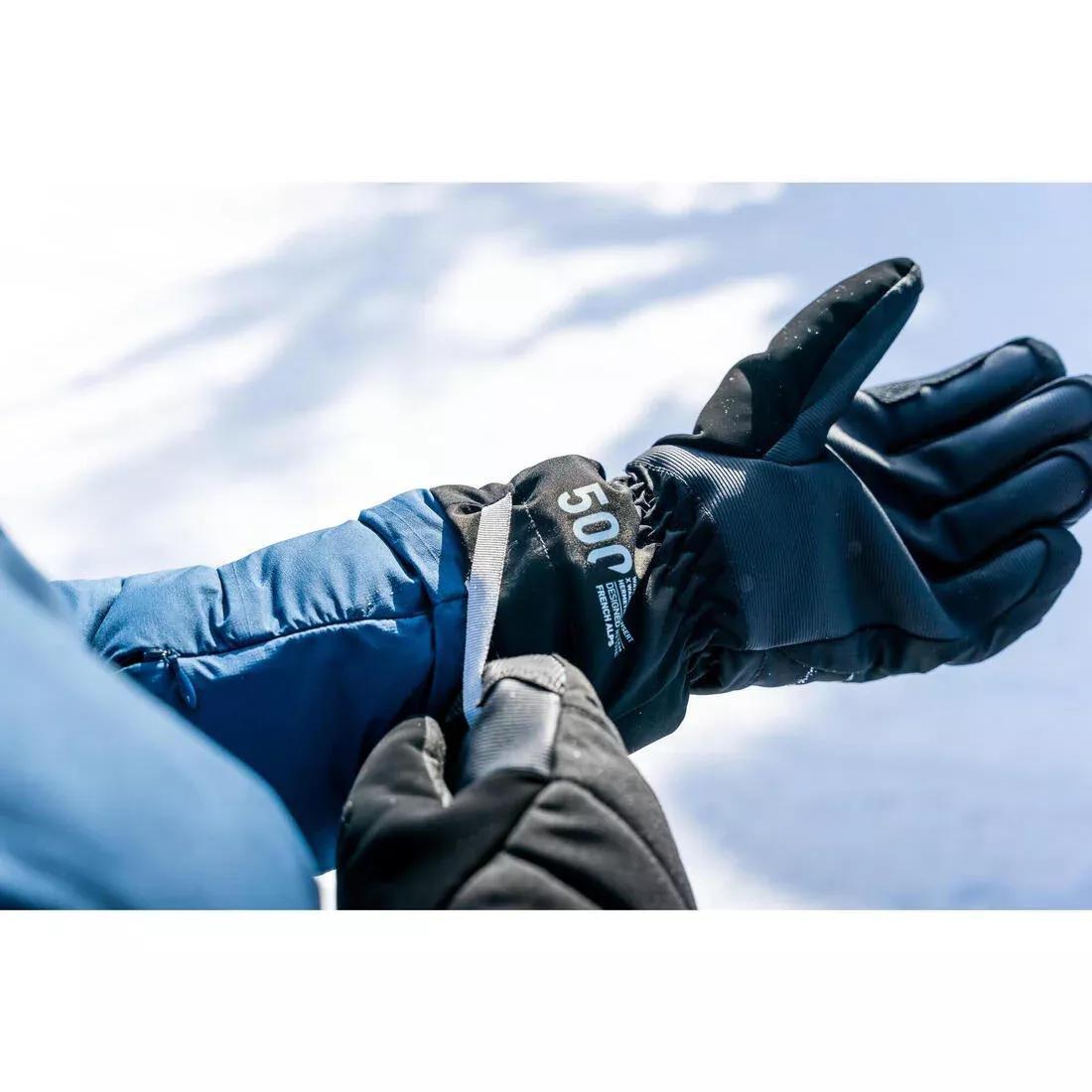 Unisex Ski Socks - 500, Black, , large image number 10