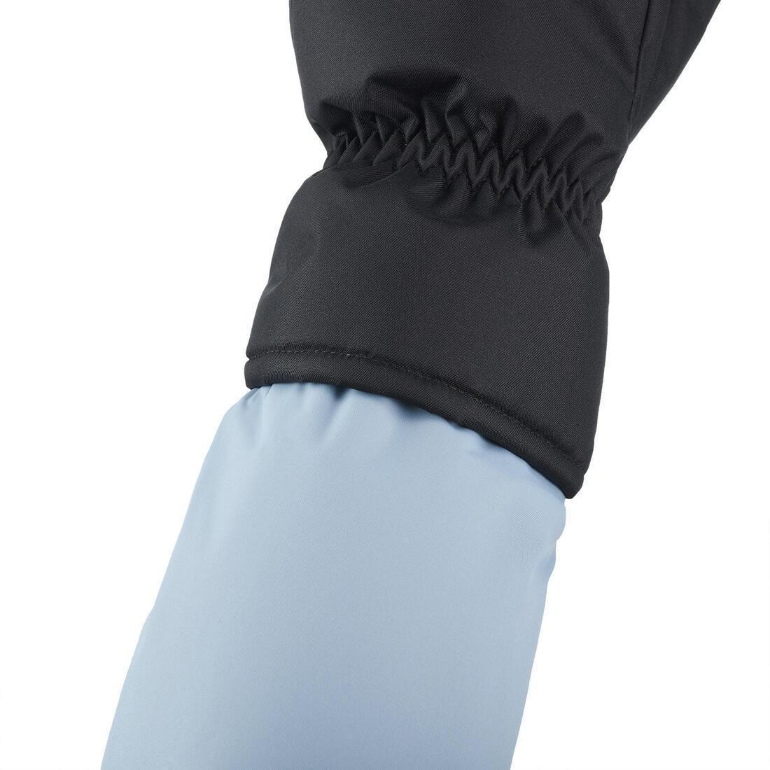 Unisex Ski Gloves - 100, Black, No Color, large image number 5