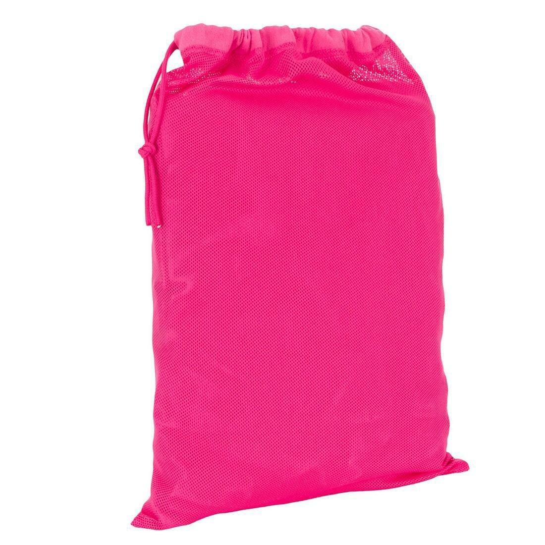 Compact Microfibre Pool Bathrobe With Hood, Magenta, , large image number 5