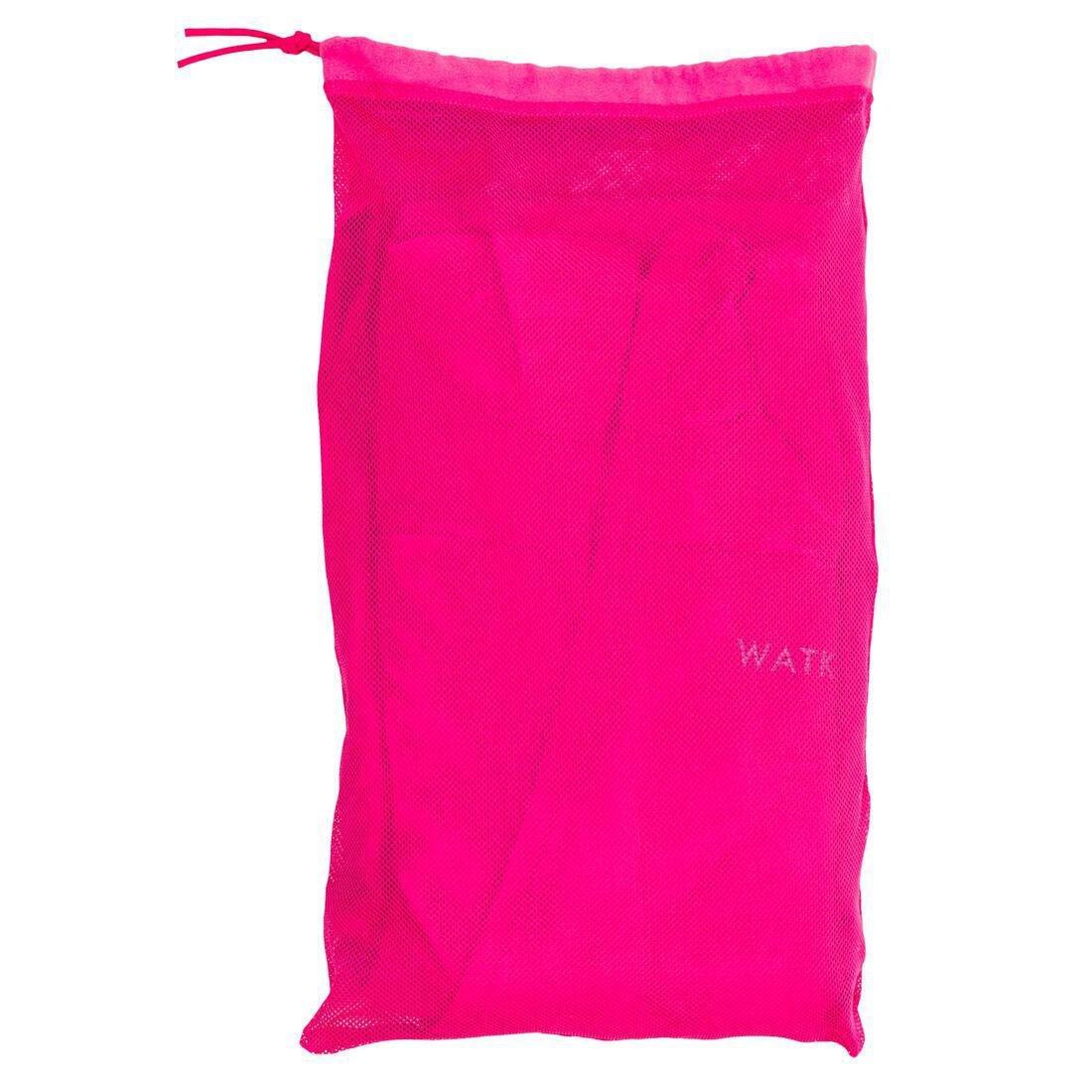 Compact Microfibre Pool Bathrobe With Hood, Magenta, , large image number 11