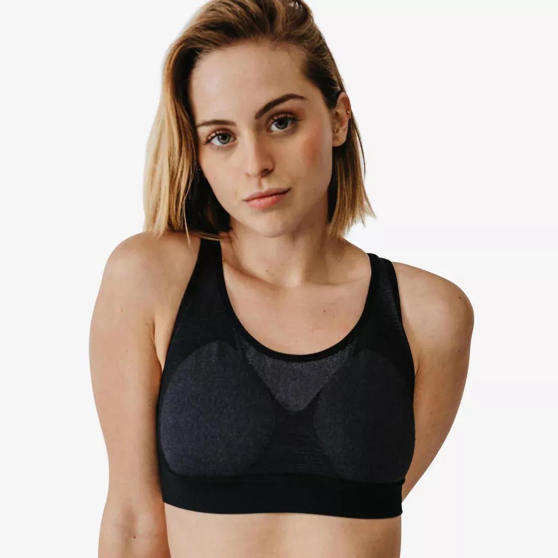 Basic Running Bra Neon, Black, No Color, large image number 1