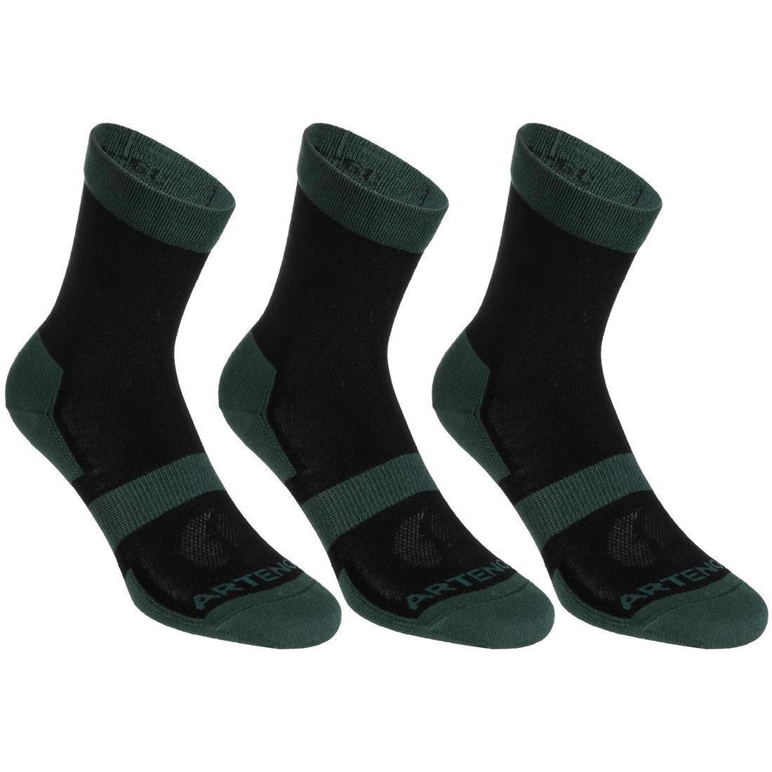 ARTENGO - High Sports Socks Rs 160 3-Pack, Blue