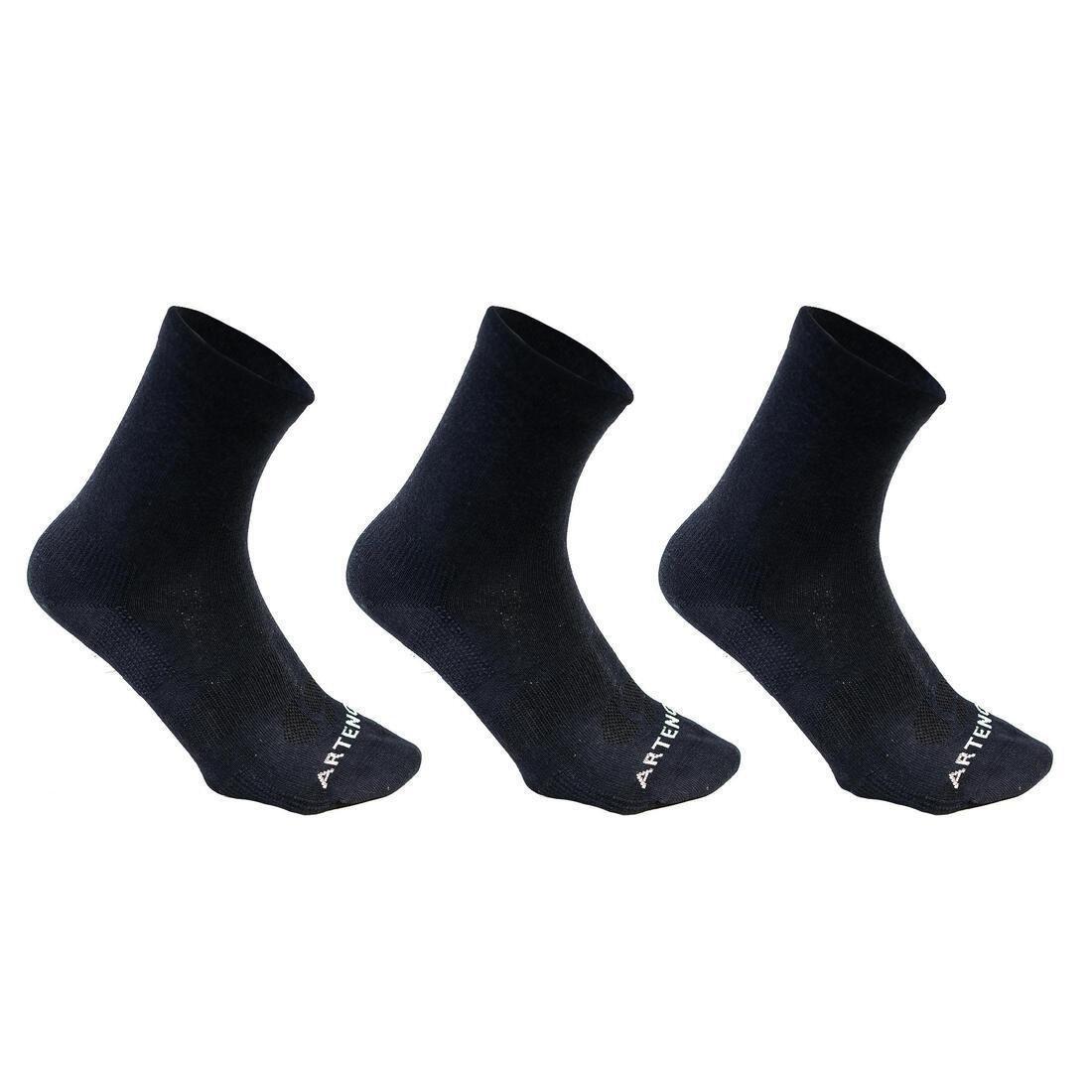 ARTENGO - High Sports Socks Rs 160 3-Pack, Blue