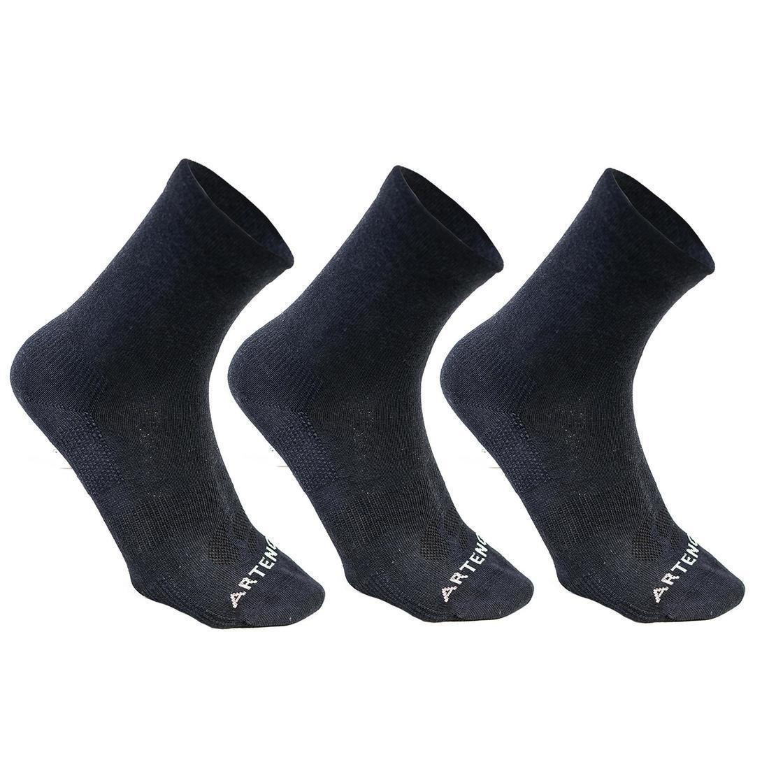 ARTENGO - High Sports Socks Rs 160 3-Pack, Blue