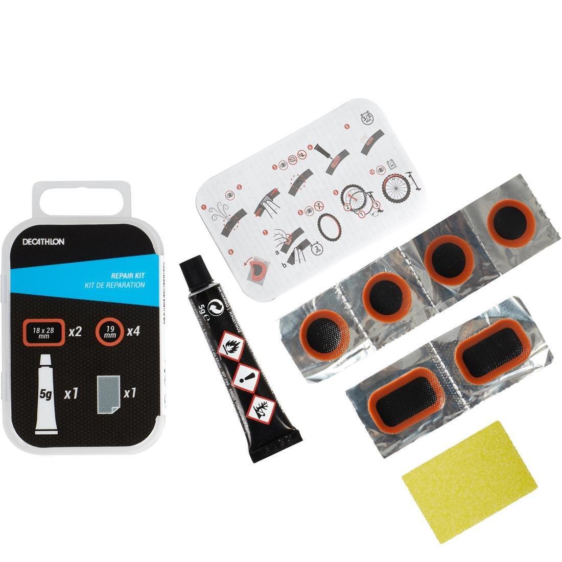 DECATHLON - Bike Inner Tube Repair Kit, Black