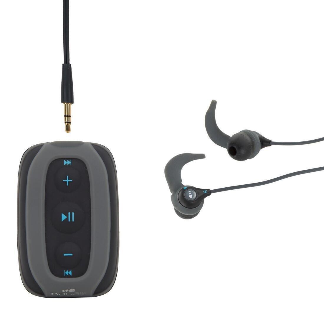 Waterproof SwimMusic 100 V3 Swimming MP3 Player and Headphones, Black, No Color, large image number 1