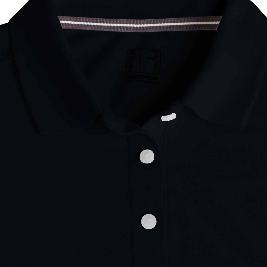 Women's golf short-sleeved polo shirt MW500, ultra white, No Color, large image number 11