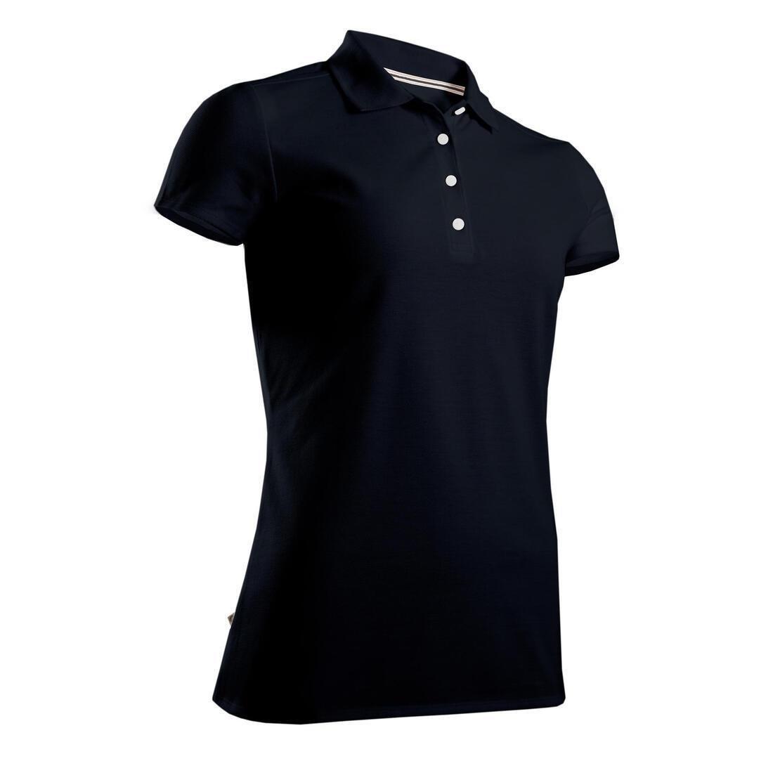 Women's golf short-sleeved polo shirt MW500, ultra white, No Color, large image number 14