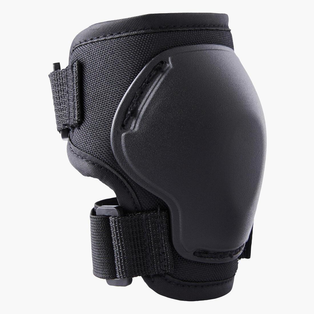 Kids' 2 X 3-Piece Skating Skateboard Scooter Protective Gear - 100, Black, No Color, medium