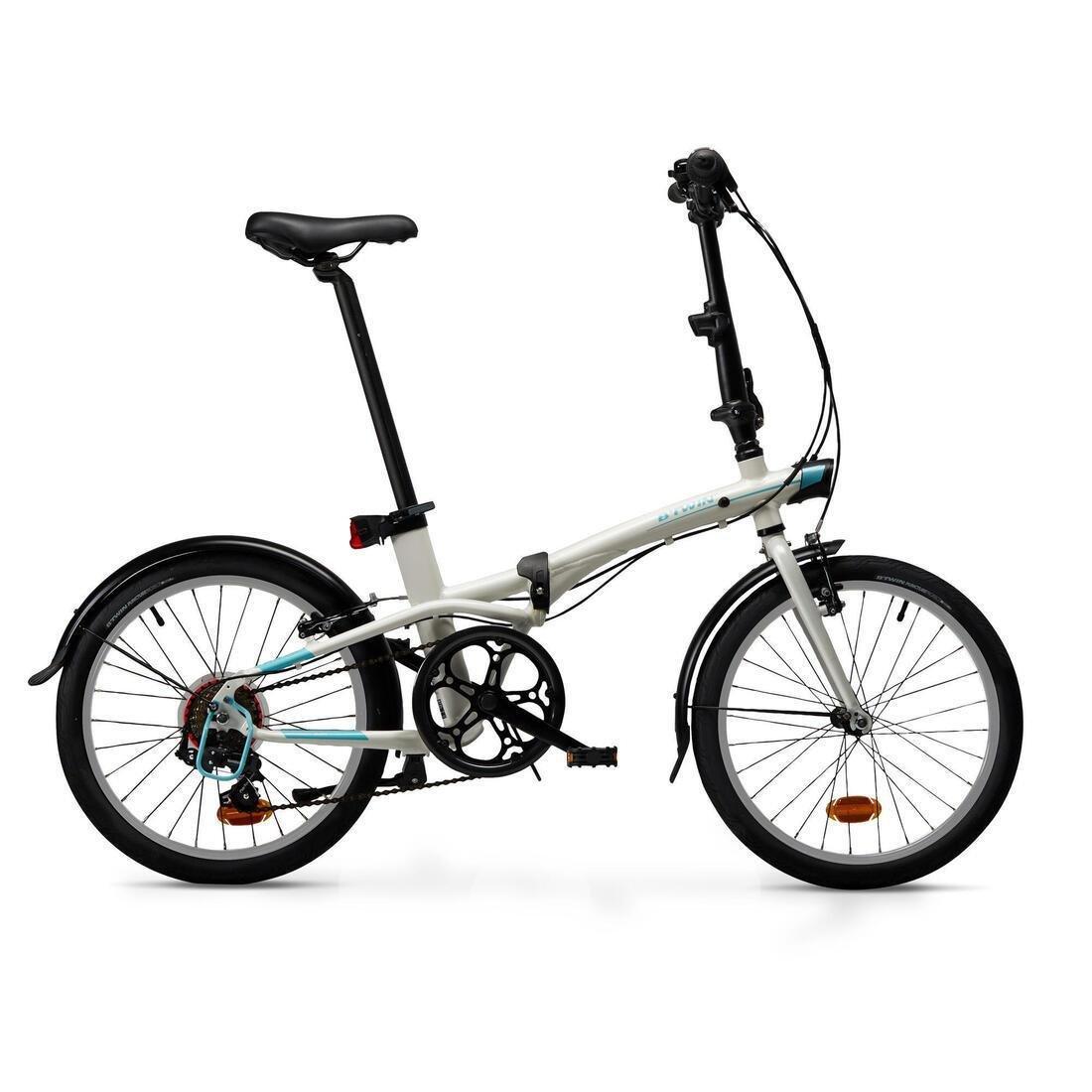 Tilt 500 Folding Bike, Fluo Orange, No Color, large image number 1