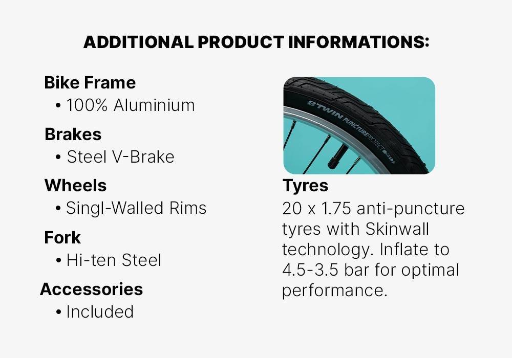 Tilt 500 Folding Bike, Fluo Orange, No Color, medium