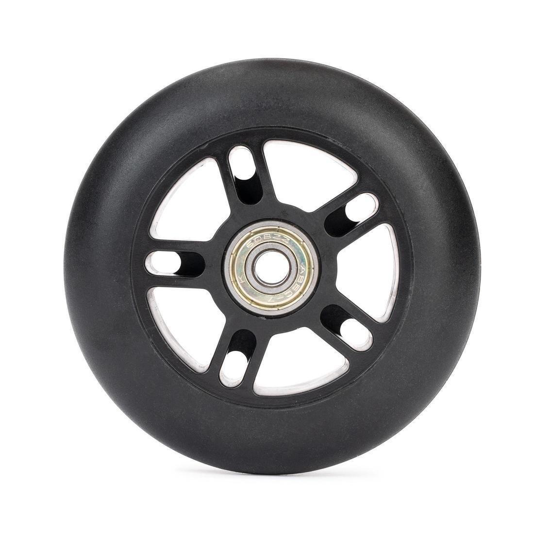 OXELO - Black Scooter Wheel With Bearings, Black