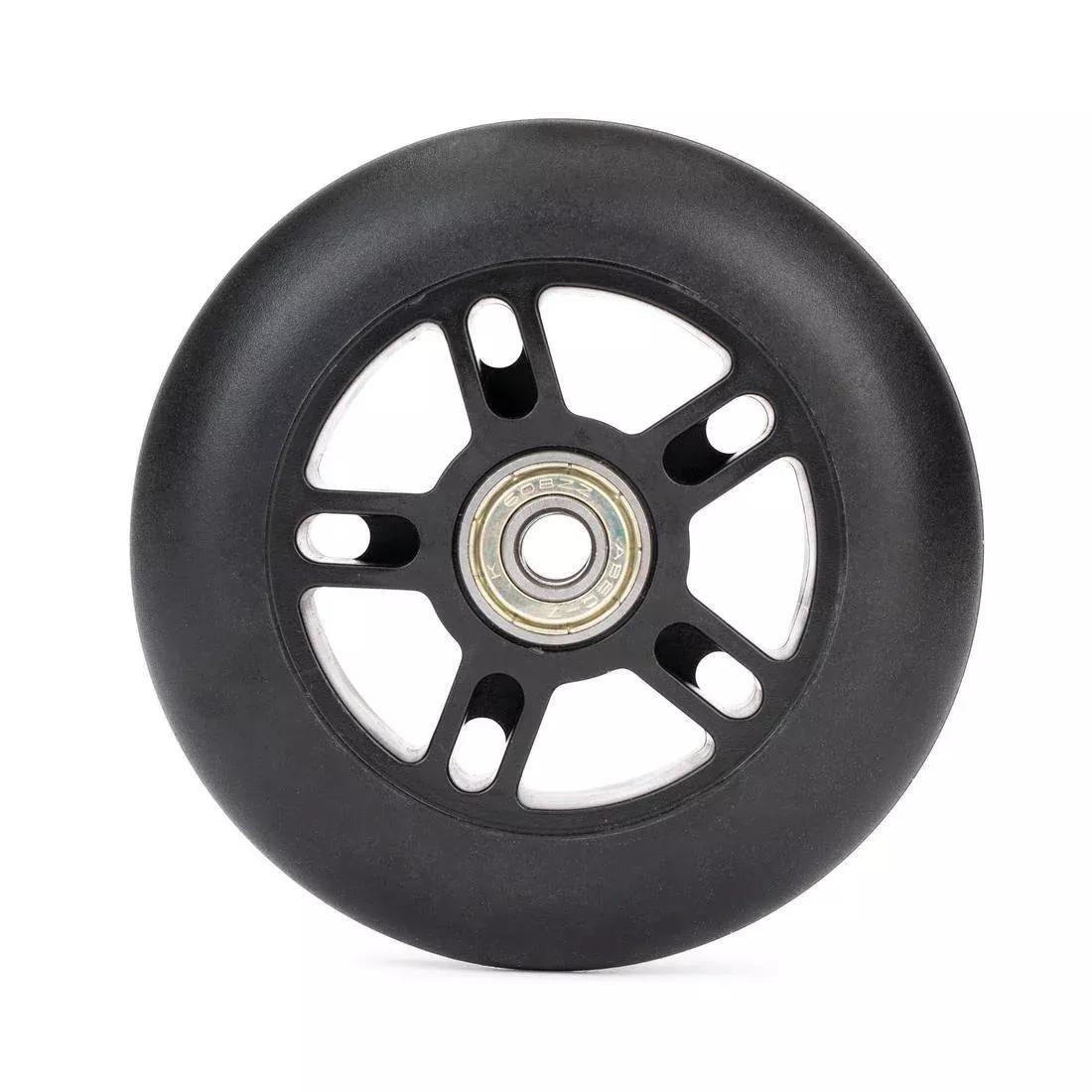 OXELO - Black  1 X  Scooter Wheel With Bearings, Black