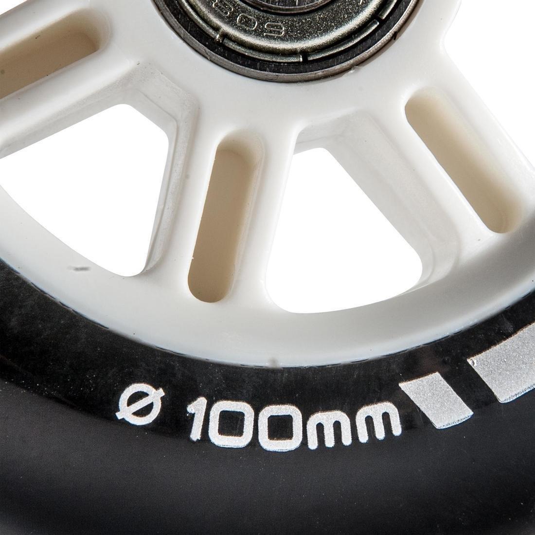 OXELO - Black Scooter Wheel With Bearings, Black